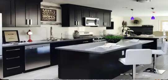 Modern kitchen interior Eugene Oregon