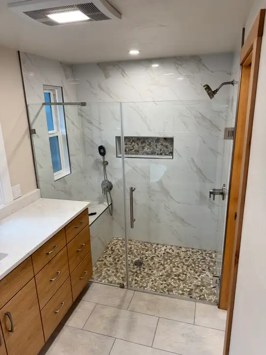 Newly remodeled bathroom Eugene Oregon